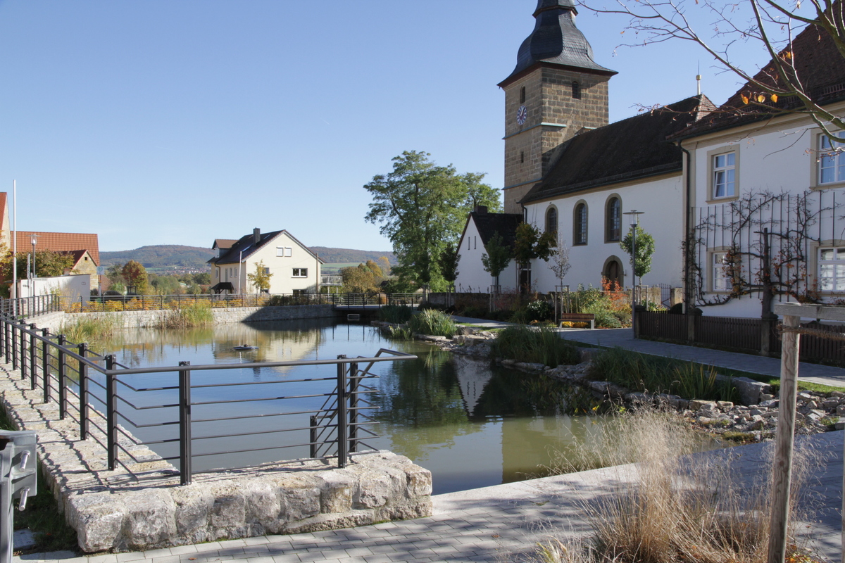 Gelungene Dorferneuerung in Pautzfeld, Landkreis Forchheim